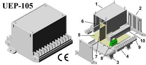 Plastic Electronic Enclosure 112*78*110 Plastic Electronic Enclosure 112*78*110