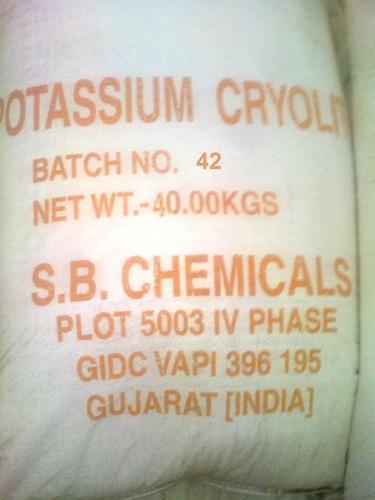 Potassium Cryolite(Potassium Aluminium Fluoride or Tripotassium Potassium Cryolite(Potassium Aluminium Fluoride or Tripotassium
