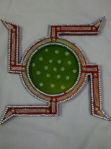SWASTIK DECORATIVE TRAY SWASTIK DECORATIVE TRAY