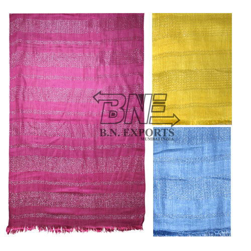 Striped Viscose Scarves Striped Viscose Scarves