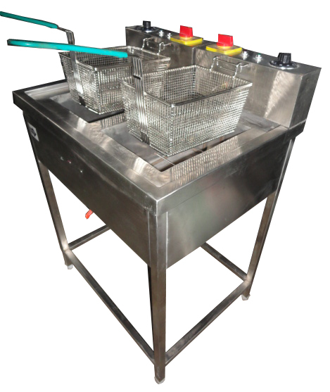 Double Deep Fry Kitchen Equipment Double Deep Fry Kitchen Equipment