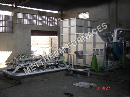 Aluminium furnace for logs casting Aluminium furnace for logs casting