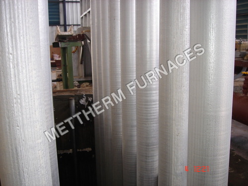 Log casting in Hot Top casting machine Log casting in Hot Top casting machine