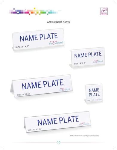 Name Plates Name Plates