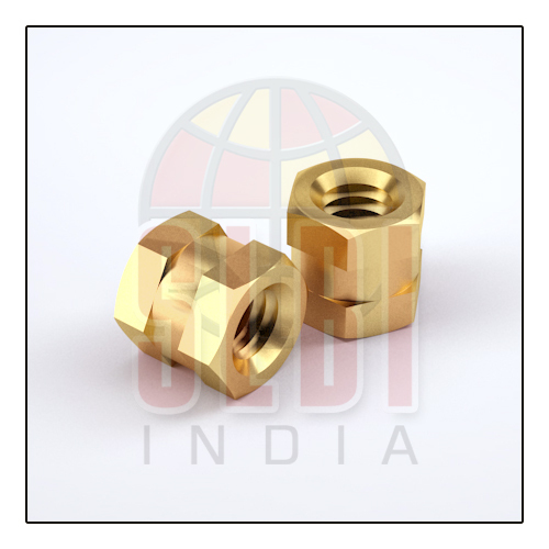 Brass Double Hex Inserts Brass Double Hex Inserts