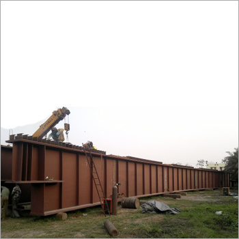 Trial Assembly of Bridge Girder Trial Assembly of Bridge Girder