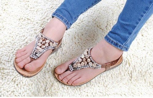 Ladies Flat Sandals Ladies Flat Sandals