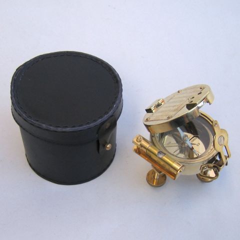 Brass Clinometer With Case Brass Clinometer With Case