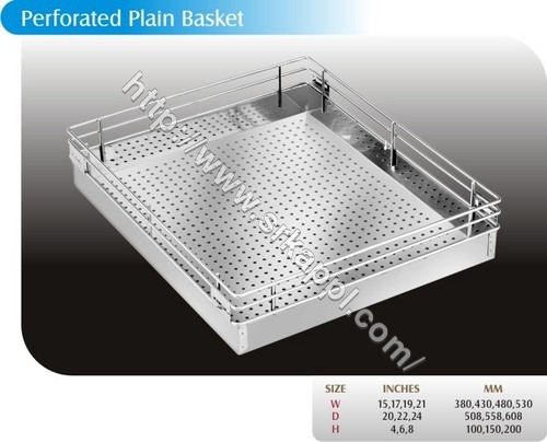 Perforated Plain Basket Perforated Plain Basket