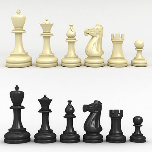Chess Men - Plastic Chess Men - Plastic