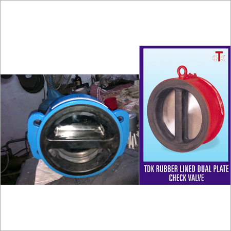 Wafer Rubber Lined Dual Plate Check Valve Wafer Rubber Lined Dual Plate Check Valve