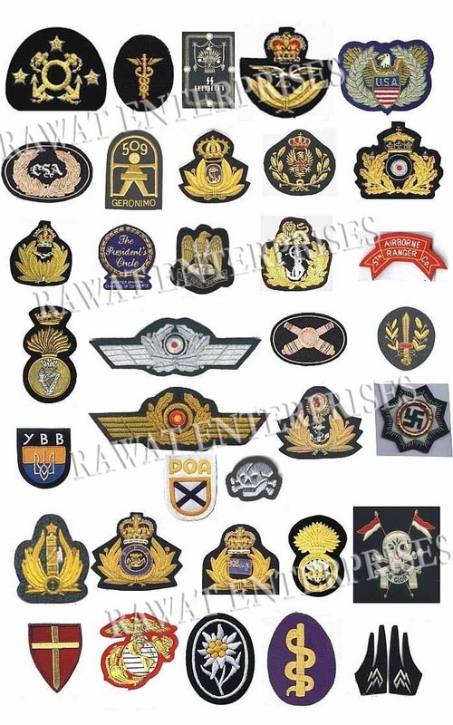 ARMY EMBROIDERY BADGES ARMY EMBROIDERY BADGES