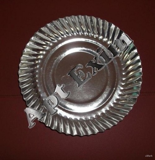 Silver Paper Plate Silver Paper Plate