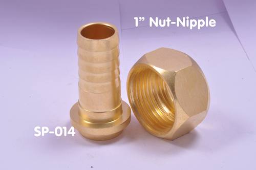 Brass Nut Nipple Brass Nut Nipple