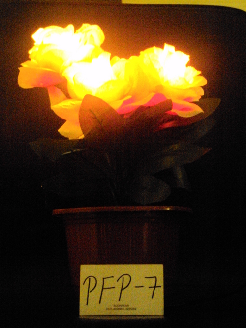 Electronic Plastic Flower Electronic Plastic Flower