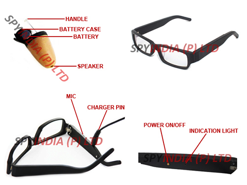 SPY BLUETOOTH SPECS EARPIECE SET SPY BLUETOOTH SPECS EARPIECE SET
