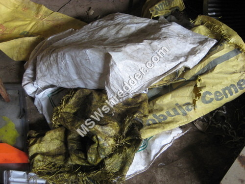 Cement Plastic Bags Shredder Cement Plastic Bags Shredder
