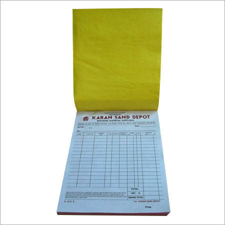 Bill Book Printing Bill Book Printing