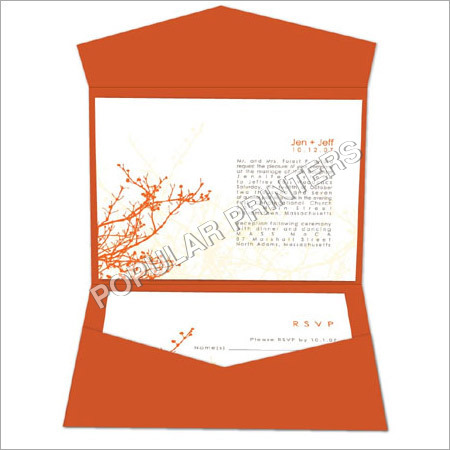 Printed Invitation Card Printed Invitation Card