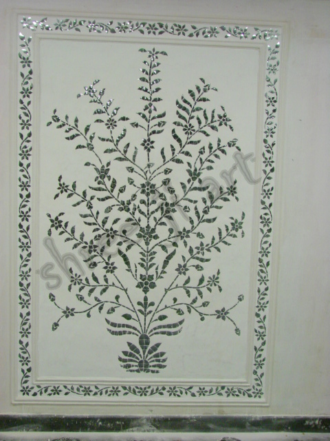 Floral Glass Panel Floral Glass Panel