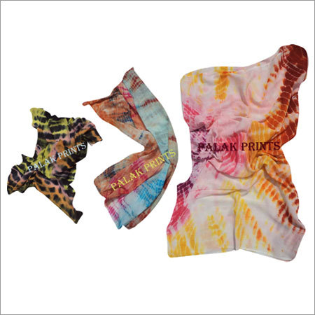 Cotton Tie Dye Scarves Cotton Tie Dye Scarves