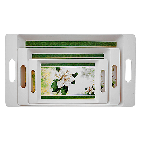 Set Of 3 Melamine Trays Set Of 3 Melamine Trays