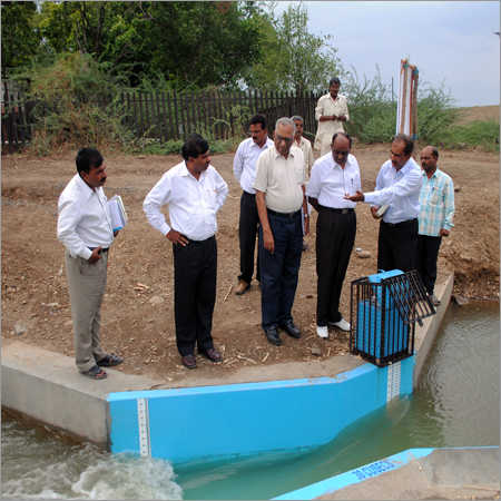 Cut Throat Flume With Digital Recorder Cut Throat Flume With Digital Recorder