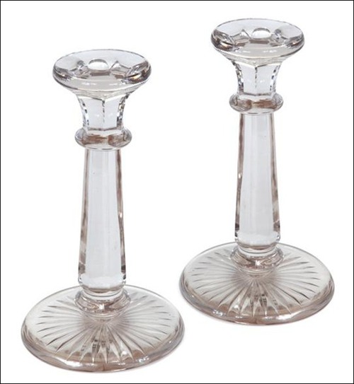Crystal Candle Stands Crystal Candle Stands