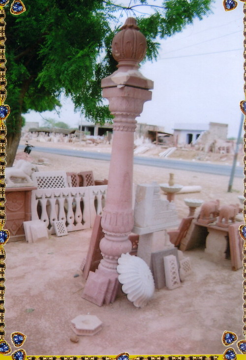 Handmade Stone Pillar Handmade Stone Pillar