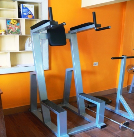 Knee Hip Raise On Parallel Bars Knee Hip Raise On Parallel Bars