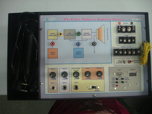 Public Address Amplifier Trainer Public Address Amplifier Trainer
