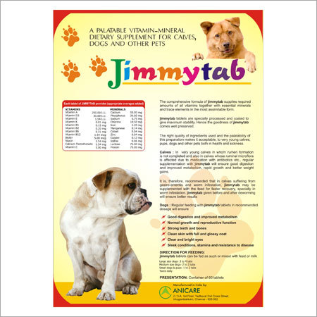 Canine dog supplement manufacturer