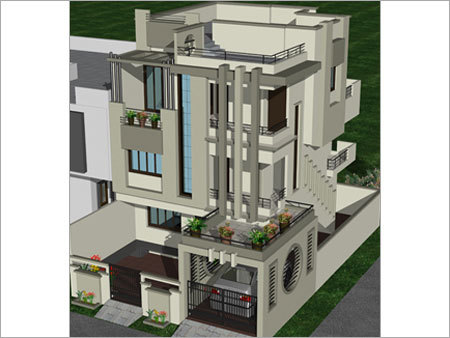 Triplex Bunglows Architecture Triplex Bunglows Architecture