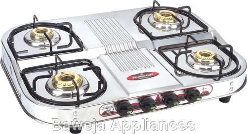Stainless Steel Four Burner Gas Stove Stainless Steel Four Burner Gas Stove