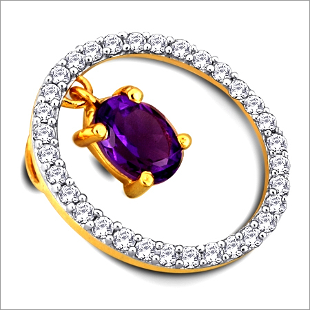 Dazzling Amethyst and Diamond Pendant Dazzling Amethyst and Diamond Pendant