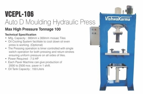 Auto D Moulding Hydraulic Press Auto D Moulding Hydraulic Press