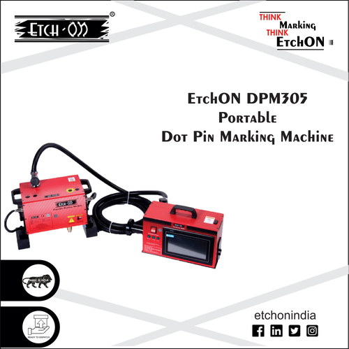 EtchON Portable Dot Pin Marking Machine-DPM305 EtchON Portable Dot Pin Marking Machine-DPM305