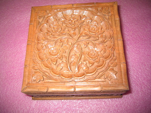 Wood Carving Handmade Box Wood Carving Handmade Box