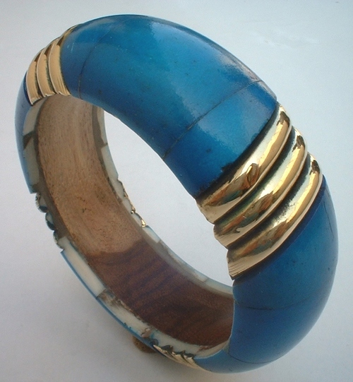 WOOD METAL BONE COMBO BANGLE WOOD METAL BONE COMBO BANGLE