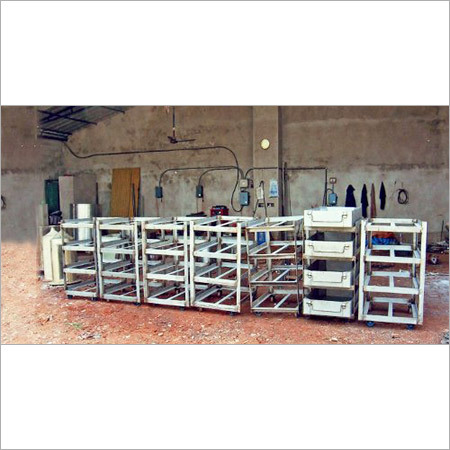 Stainless Steel Tray Trolley Stainless Steel Tray Trolley