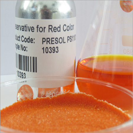 Red Color Presol Preservative Red Color Presol Preservative