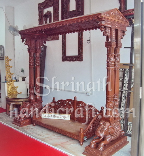 Carved Teak Swings Carved Teak Swings