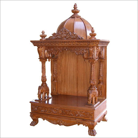 Teakwood Carved Temple Teakwood Carved Temple