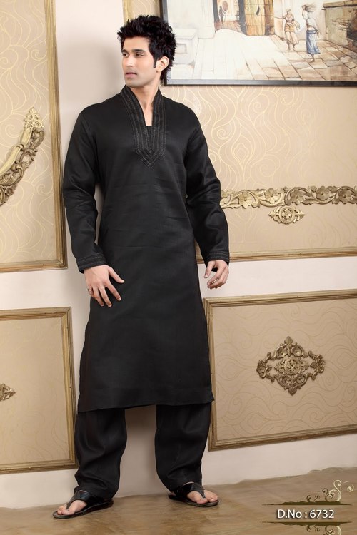 Men's Black Kurta Pajama Men's Black Kurta Pajama
