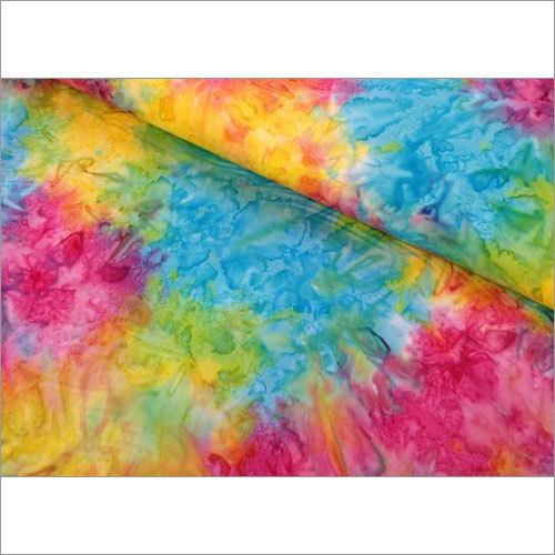 Cotton Tie Dyed Fabric Cotton Tie Dyed Fabric