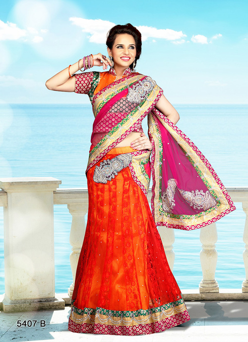 Pink Net Saree Pink Net Saree