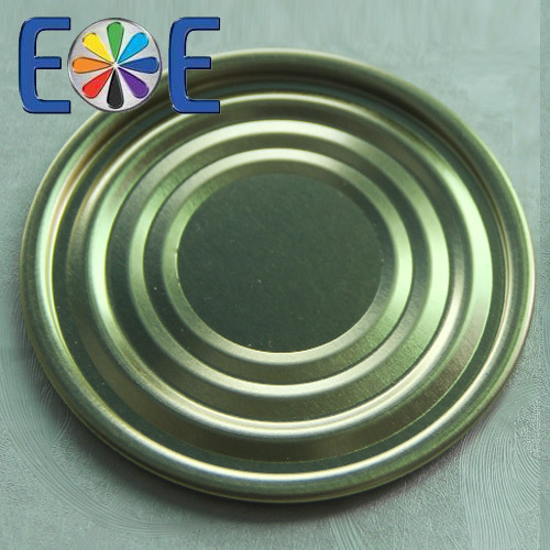 Tinplate bottom easy open end Tinplate bottom easy open end