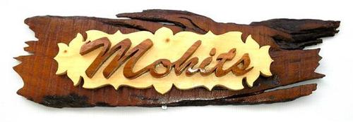 Wooden Name Plate Wooden Name Plate