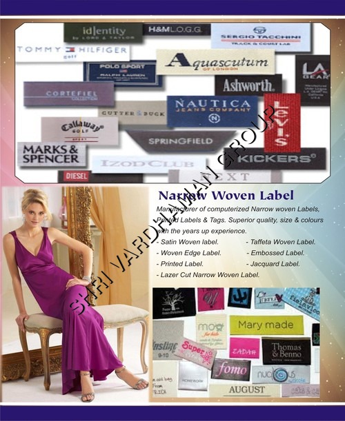 Narrow Woven Label Narrow Woven Label