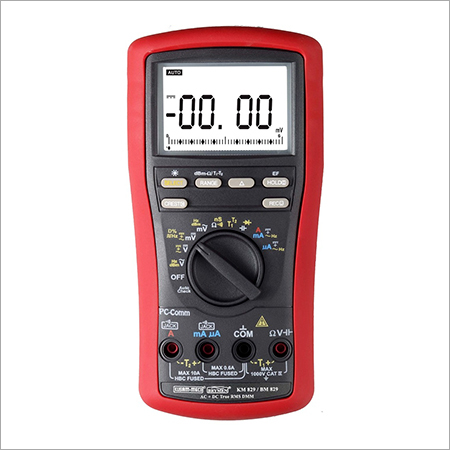 AC; AC+ DC TRUE RMS DIGITAL MULTIMETER WITH PC INTERFACE AC; AC+ DC TRUE RMS DIGITAL MULTIMETER WITH PC INTERFACE